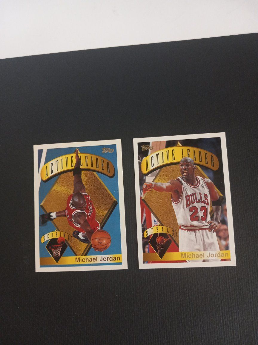 1995-96 TOPPS MICHAEL JORDAN CARDS