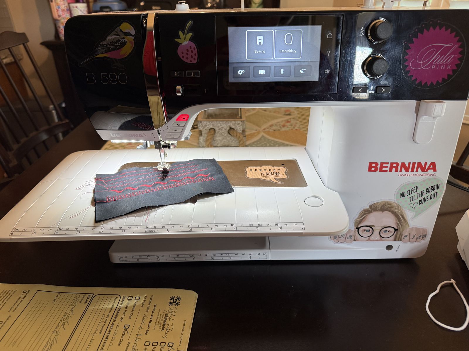 Bernina sewing/embroidery combo machine