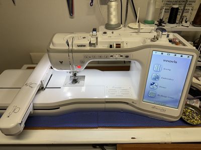 Brother sewing and embroidery comb machine