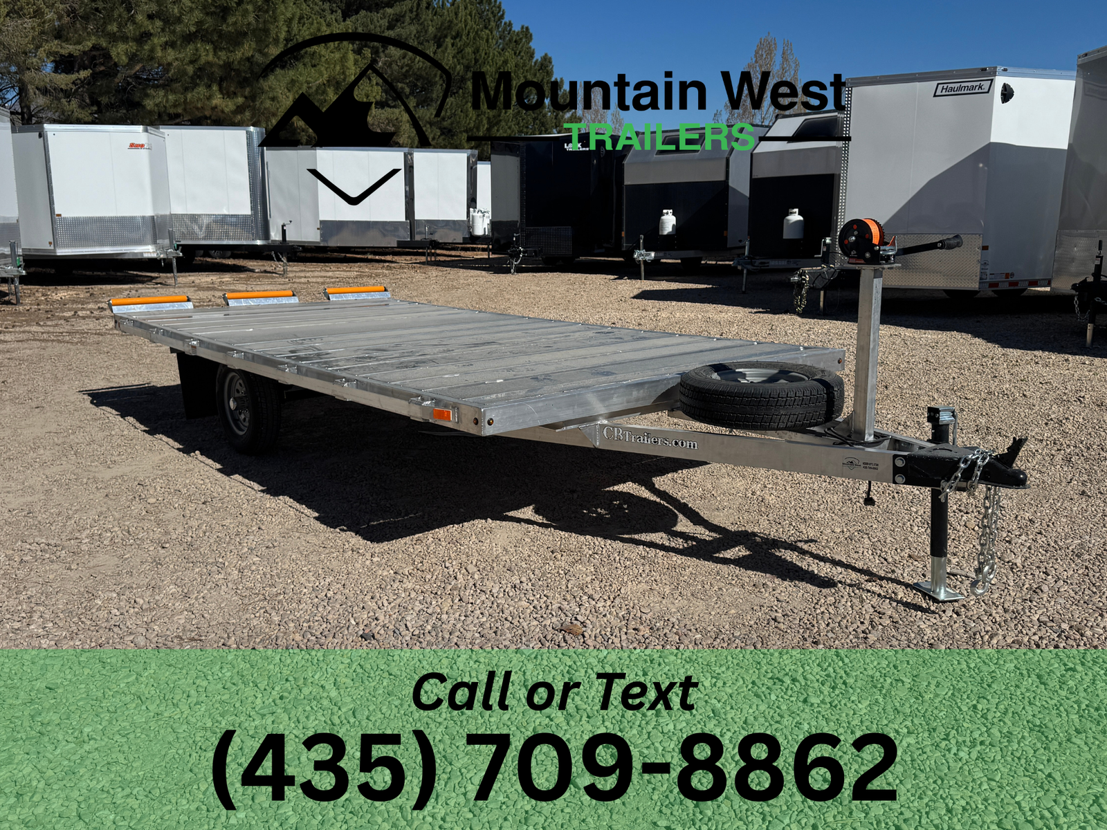 2026 Snake River 7X14 Single Axle Raft Trailer