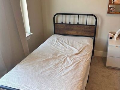 Twin mattress and frame