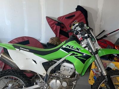 2023 Kawasaki KLX 300R Dirt Bike - Green, Low Hours