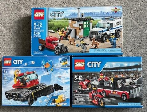 City Lego Vehicles - 3 sets