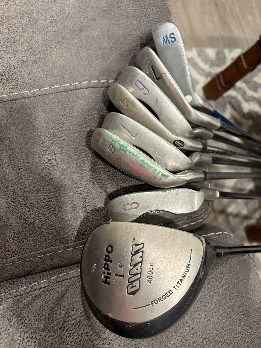 Hippo Giant Driver and Golf Iron Set