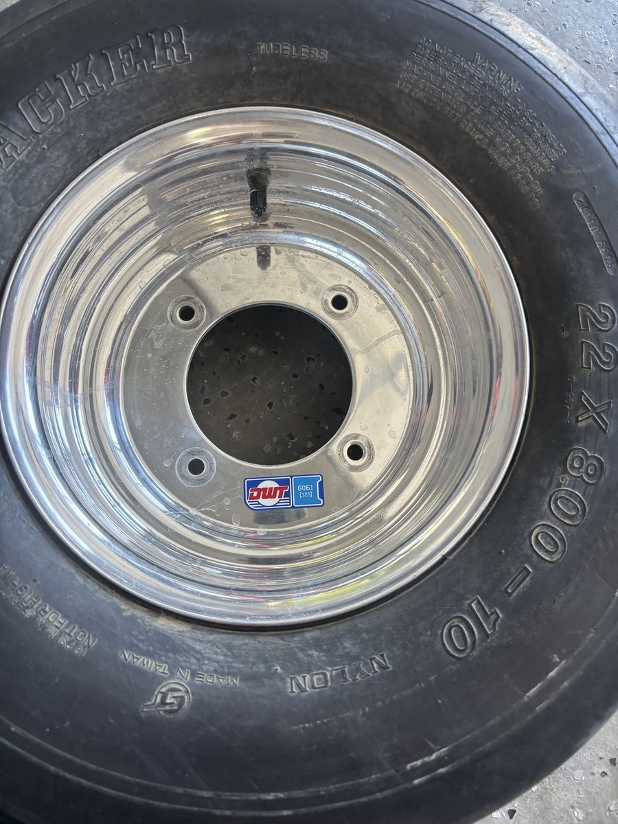 Douglas aluminum wheels Kawasaki KFX 700.