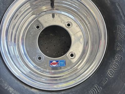 Douglas aluminum wheels Kawasaki KFX 700.