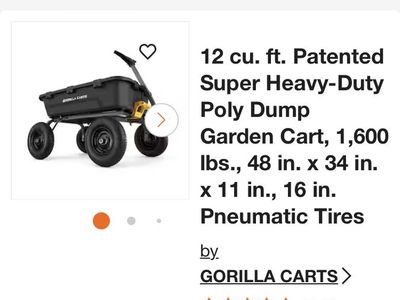 New Gorilla Cart Size L