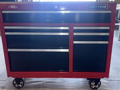 CRAFTSMAN S2000 41” 7-Drawer Rolling Tool Workstation