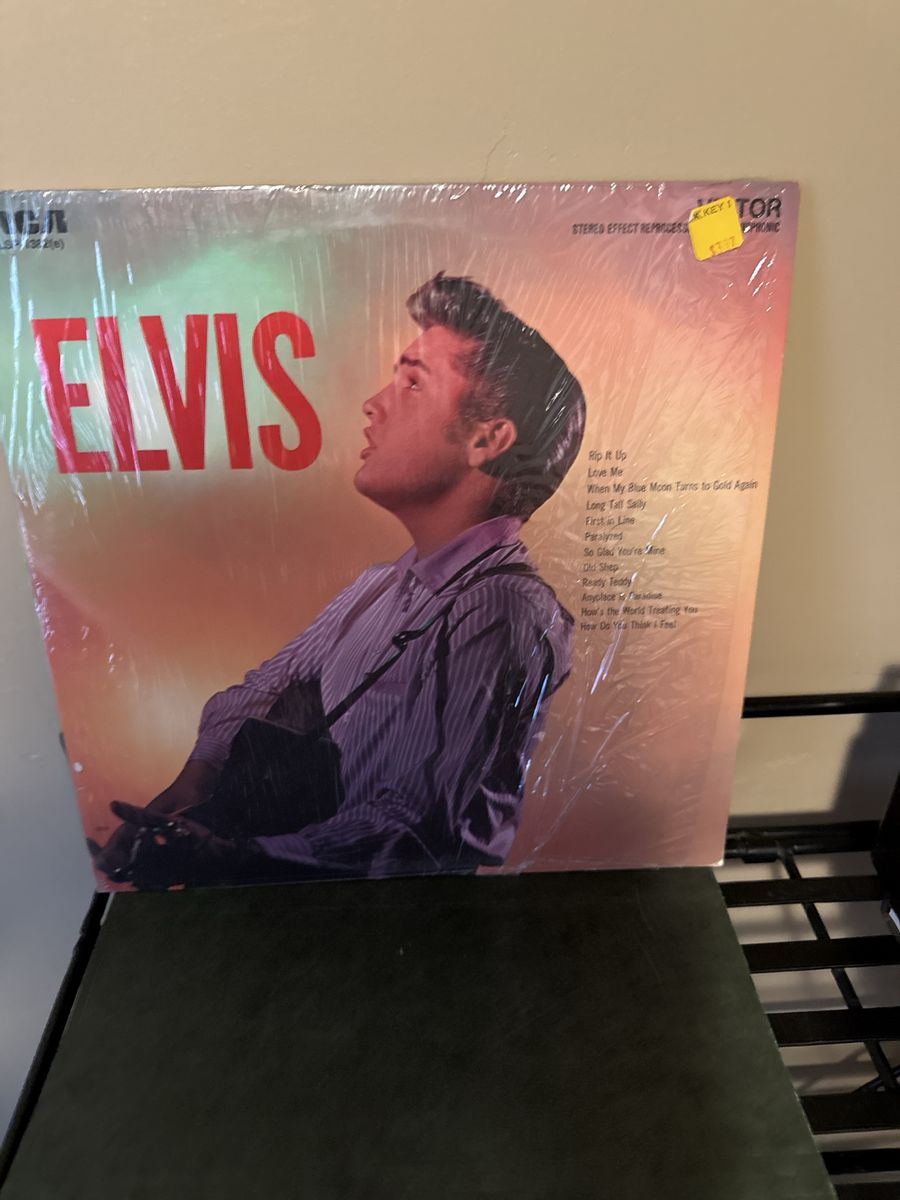 Elvis Presley Self-Titled Vinyl Record RCA Victor Stereo Effect Reprocessed