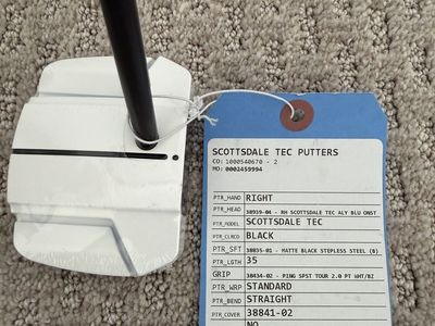 Ping Scottsdale TEC Ally Blue Onset Putter - 35" Right-Handed, New in Plastic with Headcover