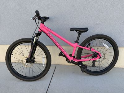 Norco Storm 4.1 24" Kids Mountain Bike - Pink Hardtail w/ Disc Brakes