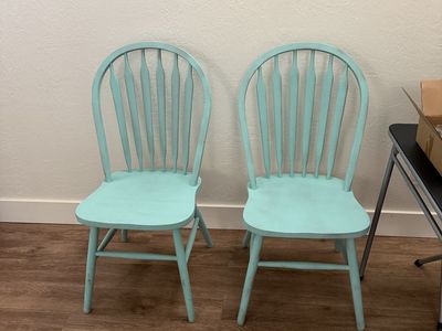 Teal Chairs