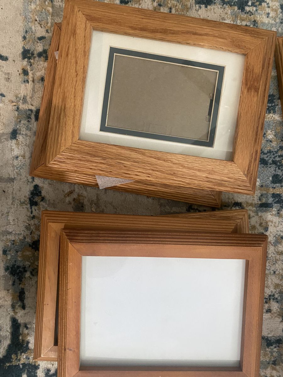 Wood picture frames