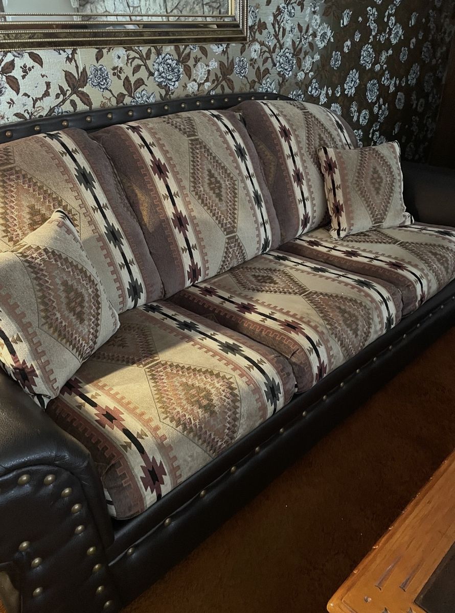 Aztec style sofa