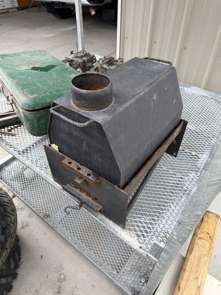 Cast-iron stove for a tent