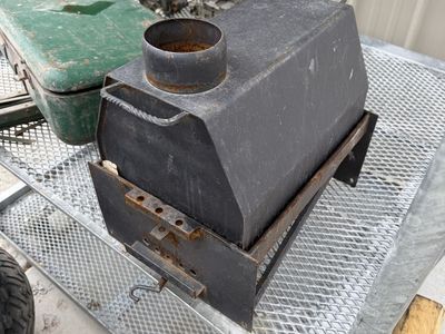 Cast-iron stove for a tent