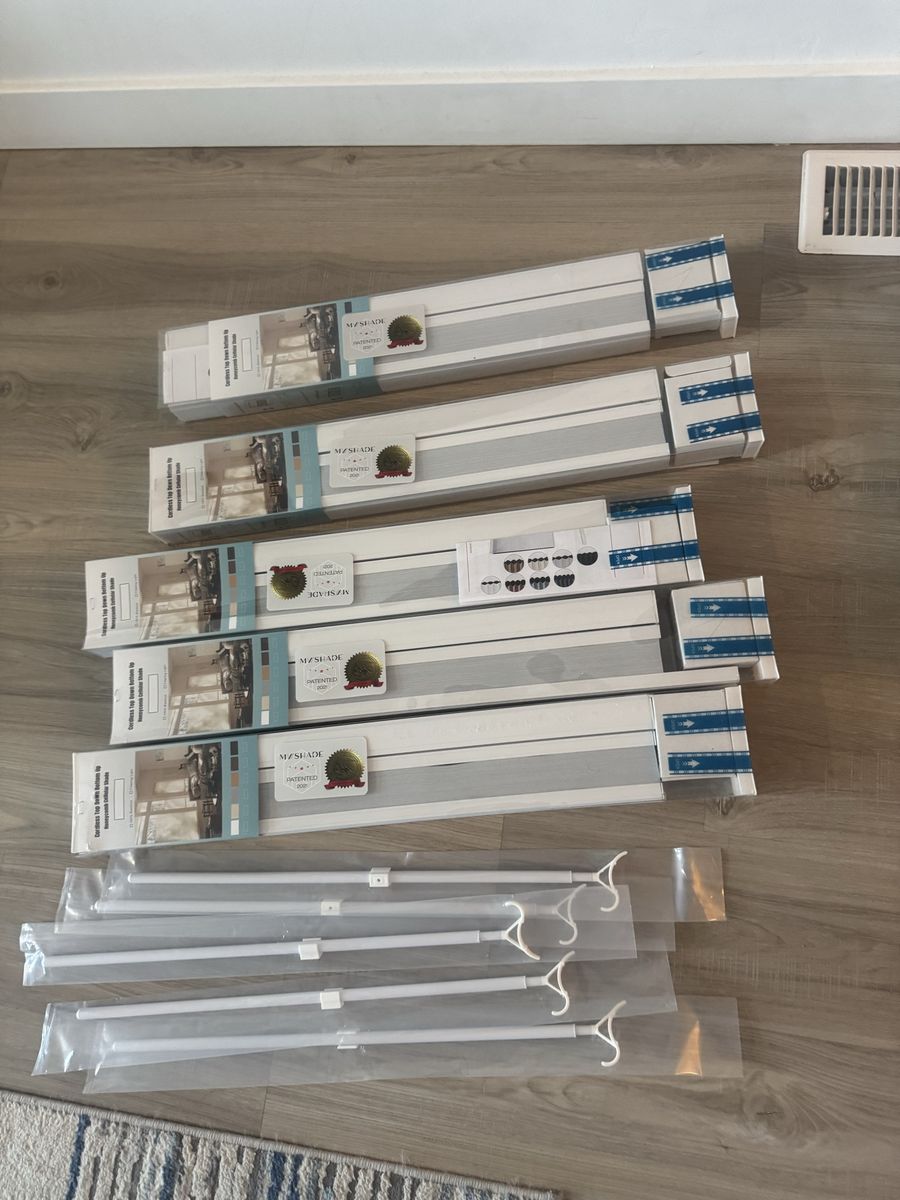 MYshade Cordless White Blackout (All measurements are shown in the photos.)