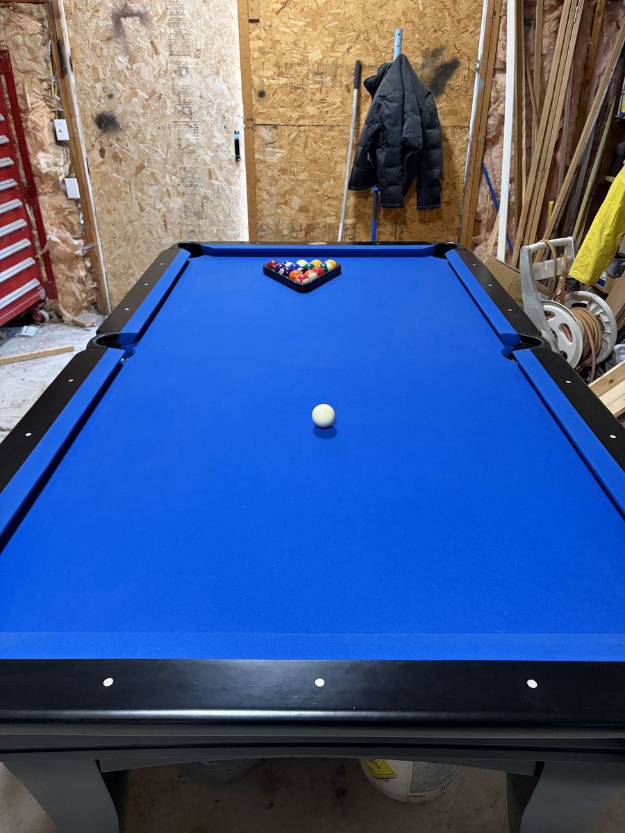 Good condition slate pool table