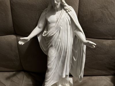 Marble Christus Statue 21” Tall