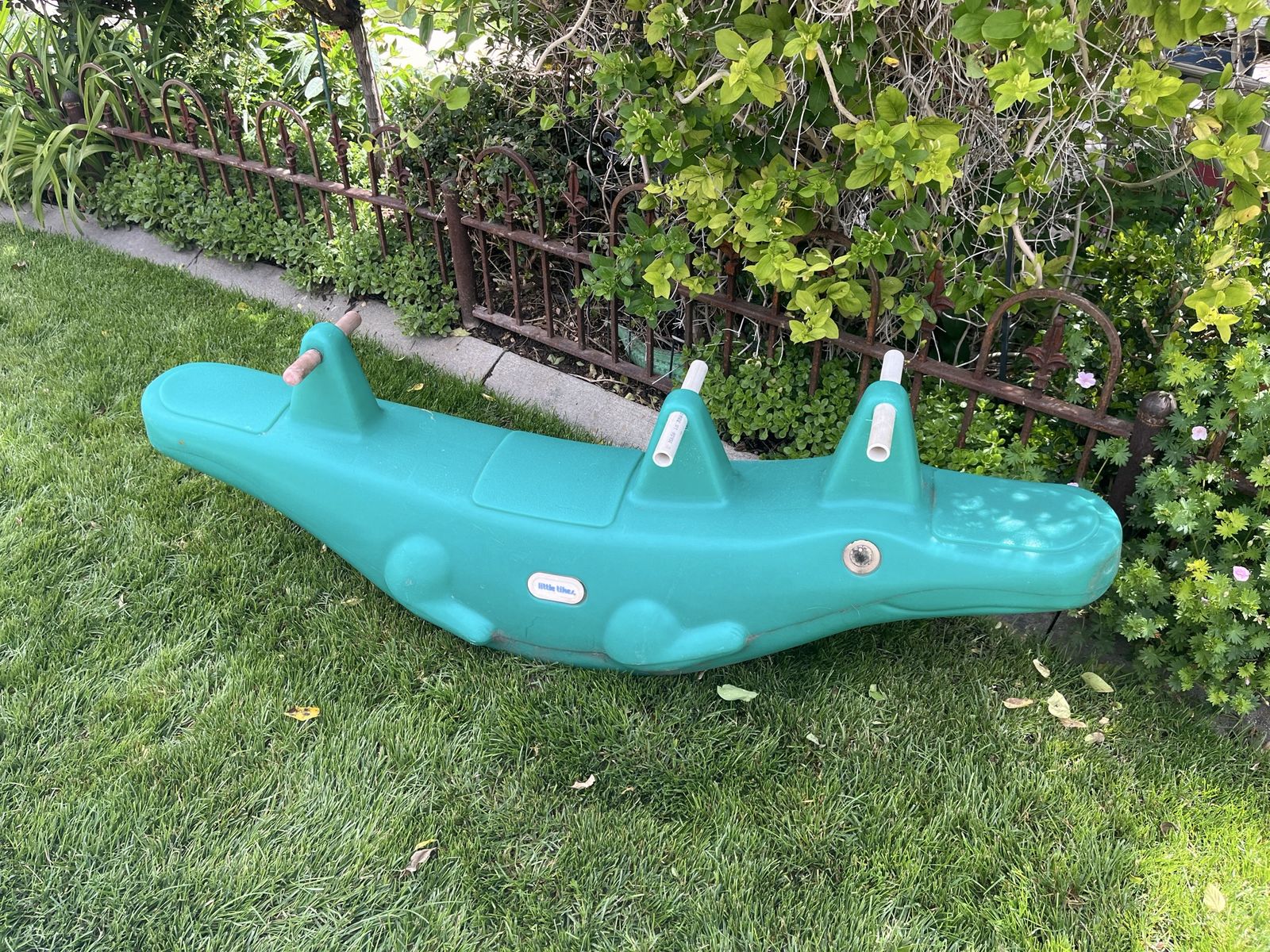 Vintage 3 seater little tikes alligator teeter totter