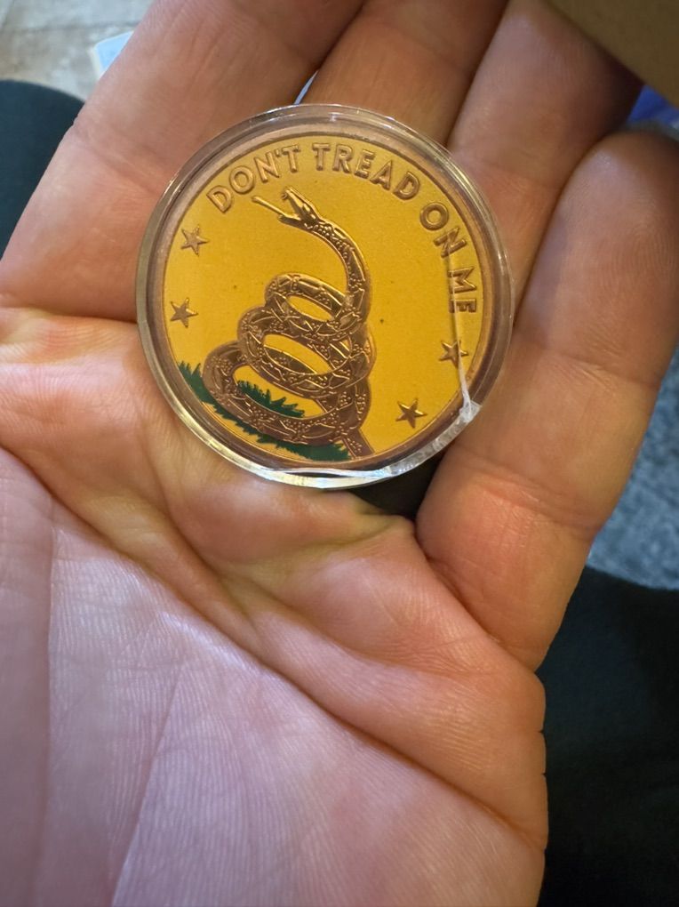 1oz Dont Tread On Me Copper Round