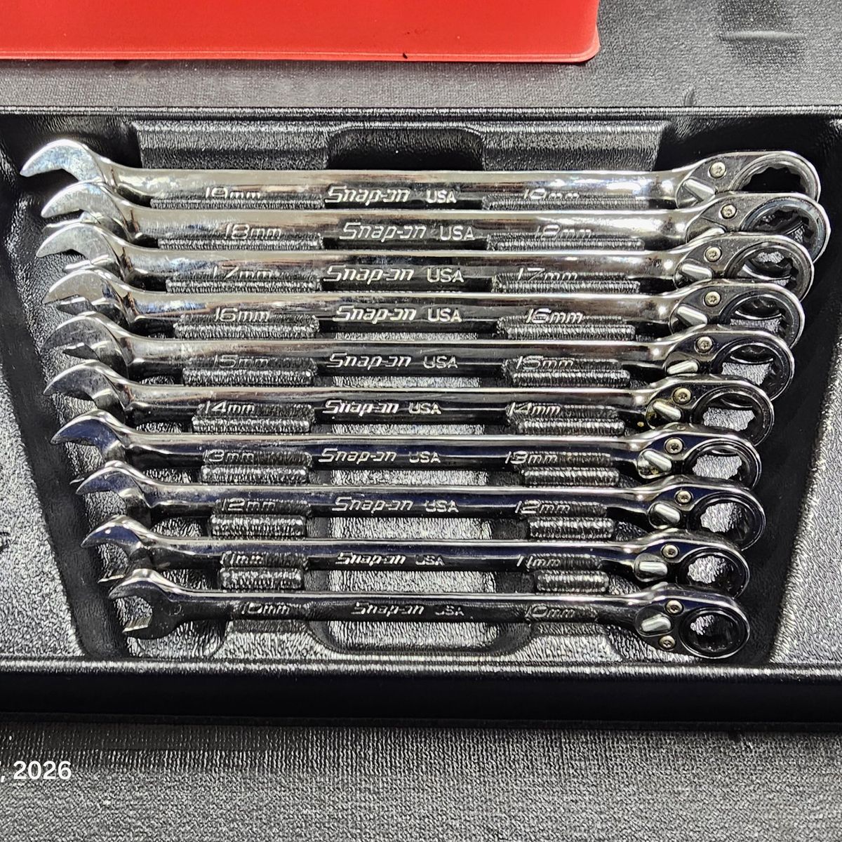 Snapon metric ratcheting end wrenches