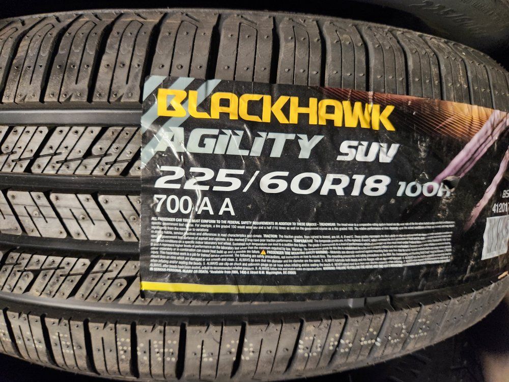 225/60r18 blackhawk agility suv