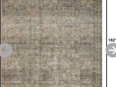 New. Loloi Winston Denim 7’10”x 10’2” Area Rug Wit