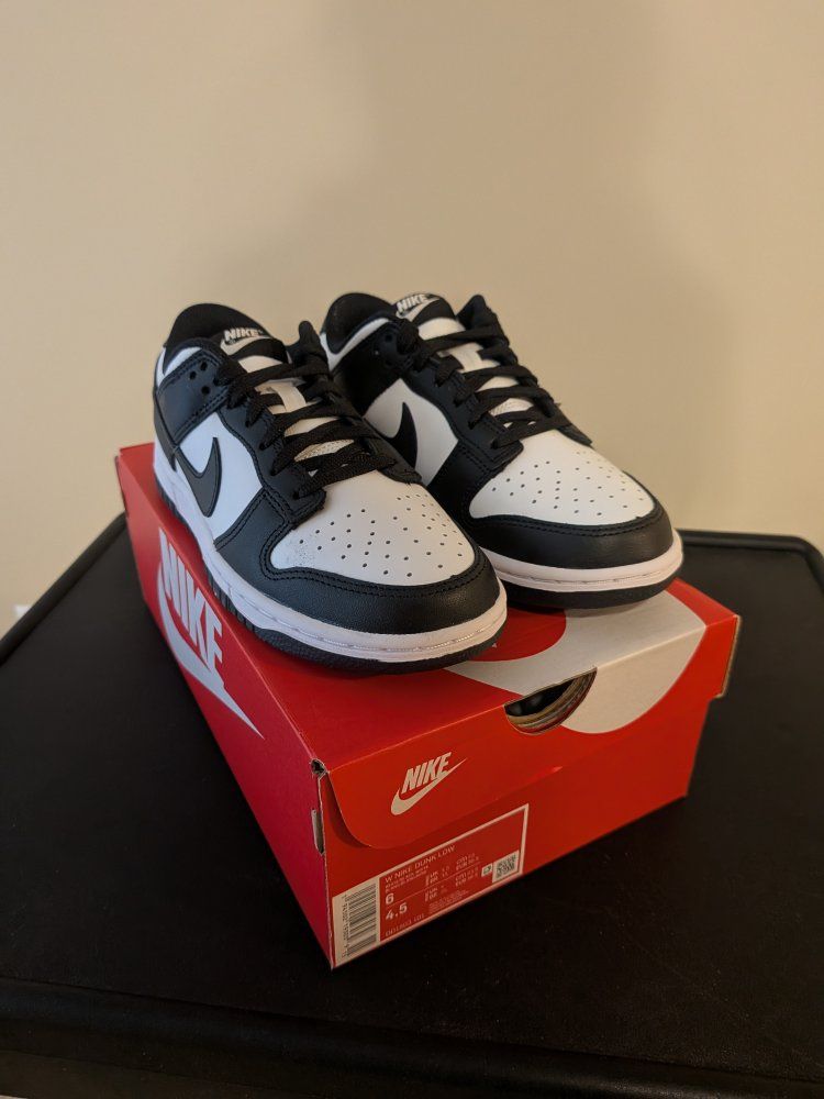 Nike Dunk Pandas, Size 6 Womens