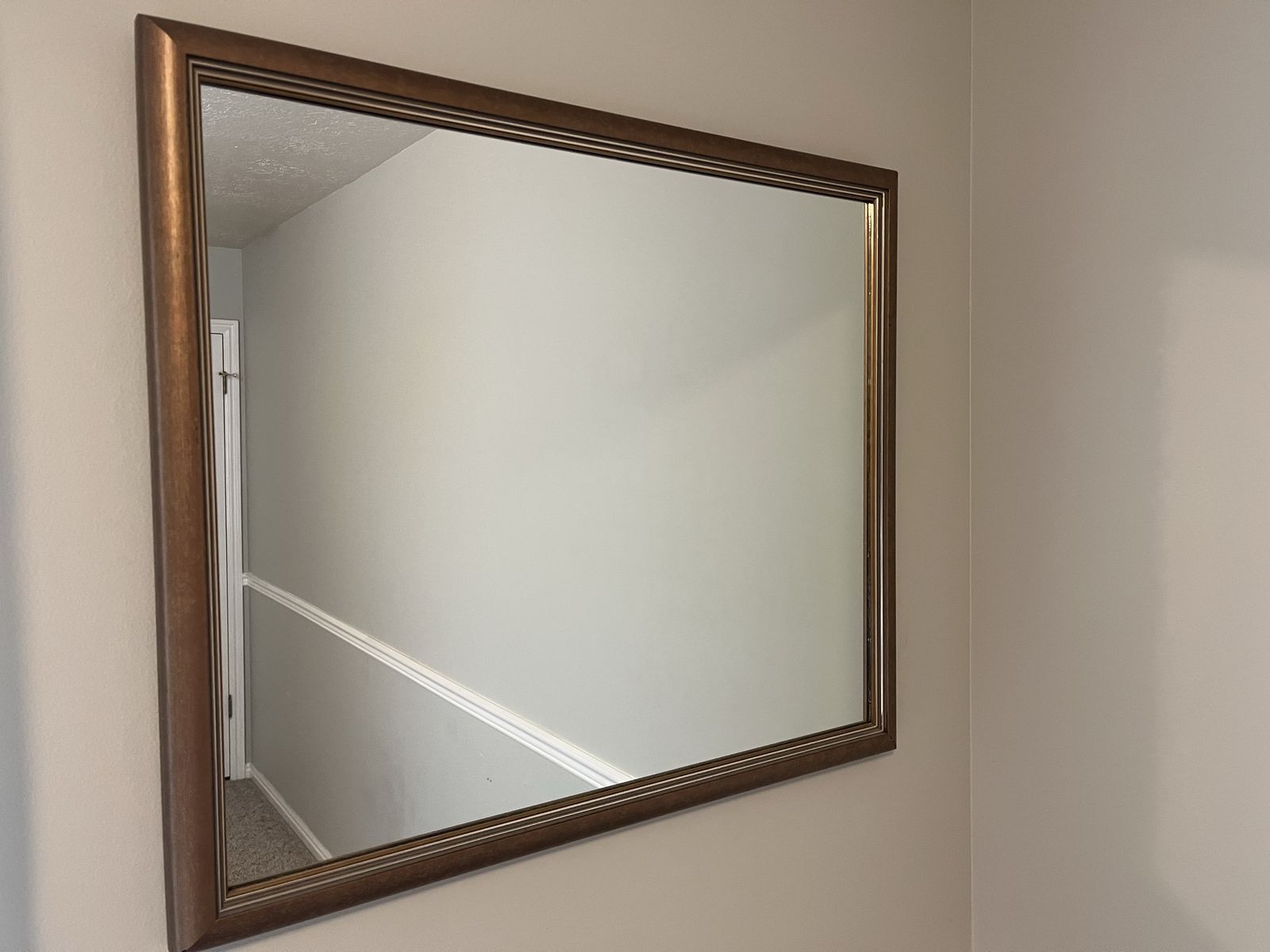 Large Rectangle Wall Mirror — 30” x 27”