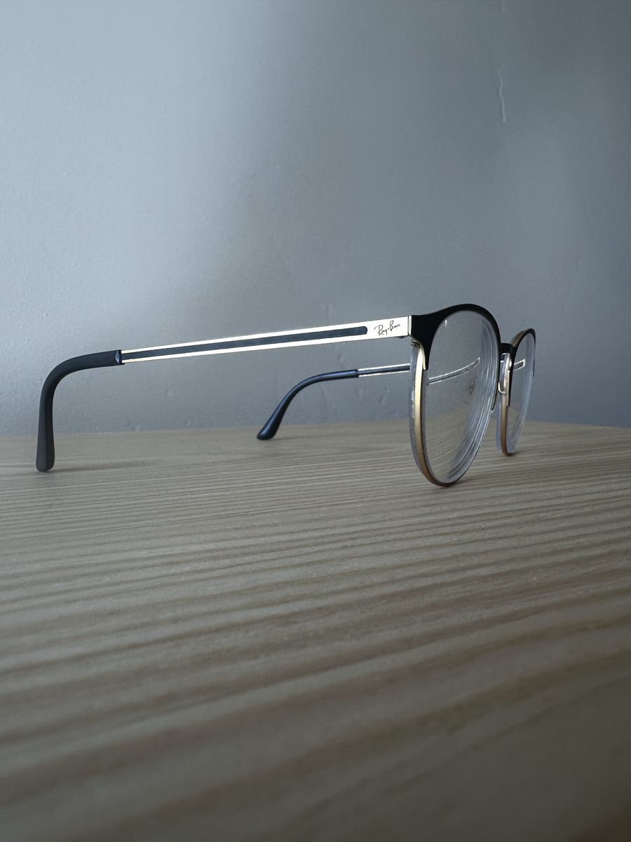 Ray Ban Eyeglasses RB6375 in gold and black