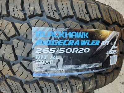 265/50r20 blackhawk ridgecrawler at