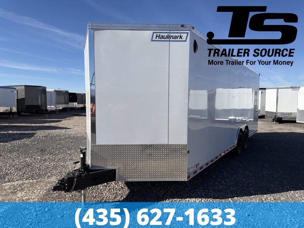 8.5x24 Haulmark Grizzly HD Enclosed Cargo Trailer - 7'6" Interior - 14K GVWR .50 Skin Upgrade, 12" Cross Member Upgrade, Double
