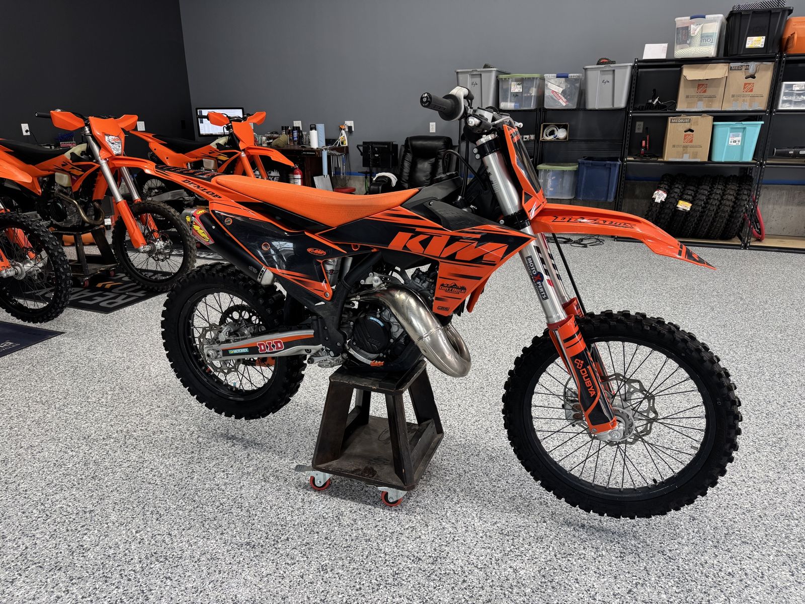 2023 KTM 125 XC Dirt Bike - 77 Hours, Upgraded Suspension & New Top End