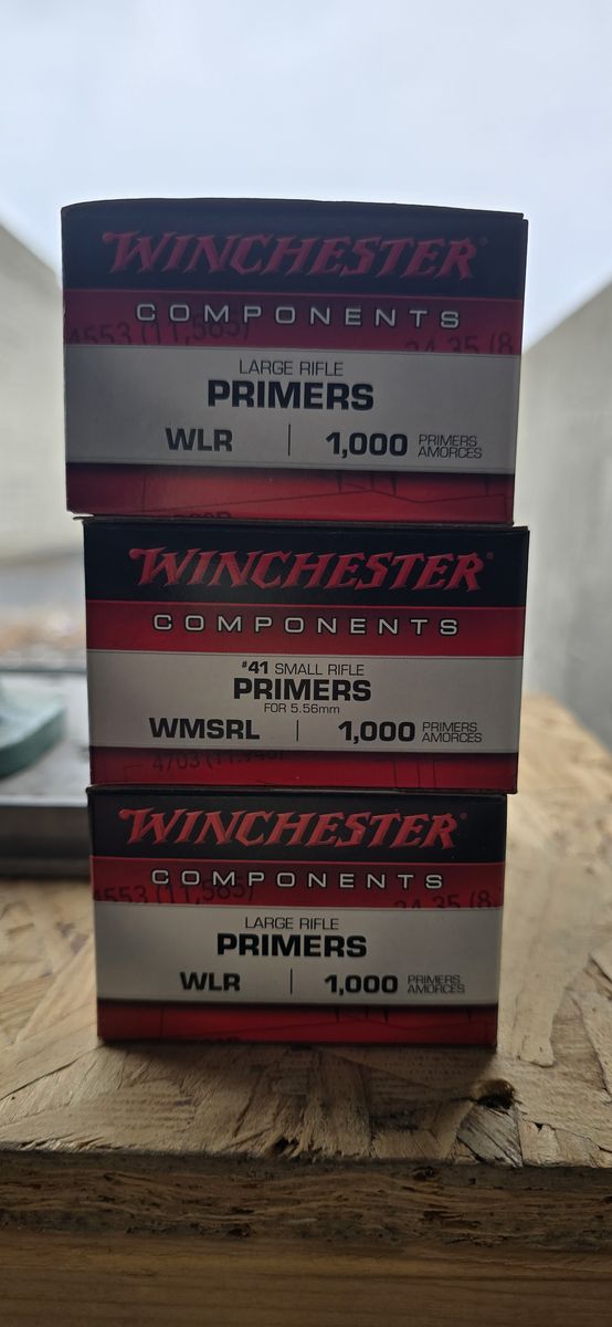 Primers for sale - LR Magnum, LR, SR