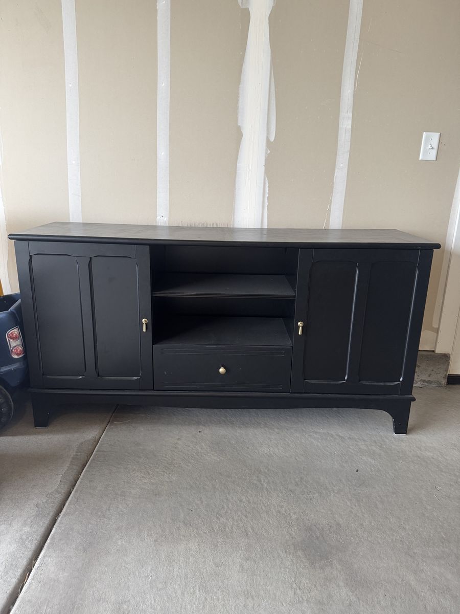 Black TV Stand