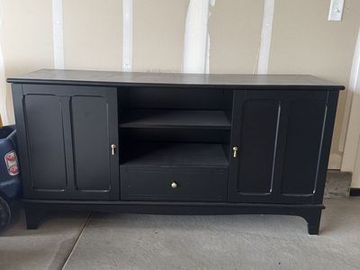 Black TV Stand