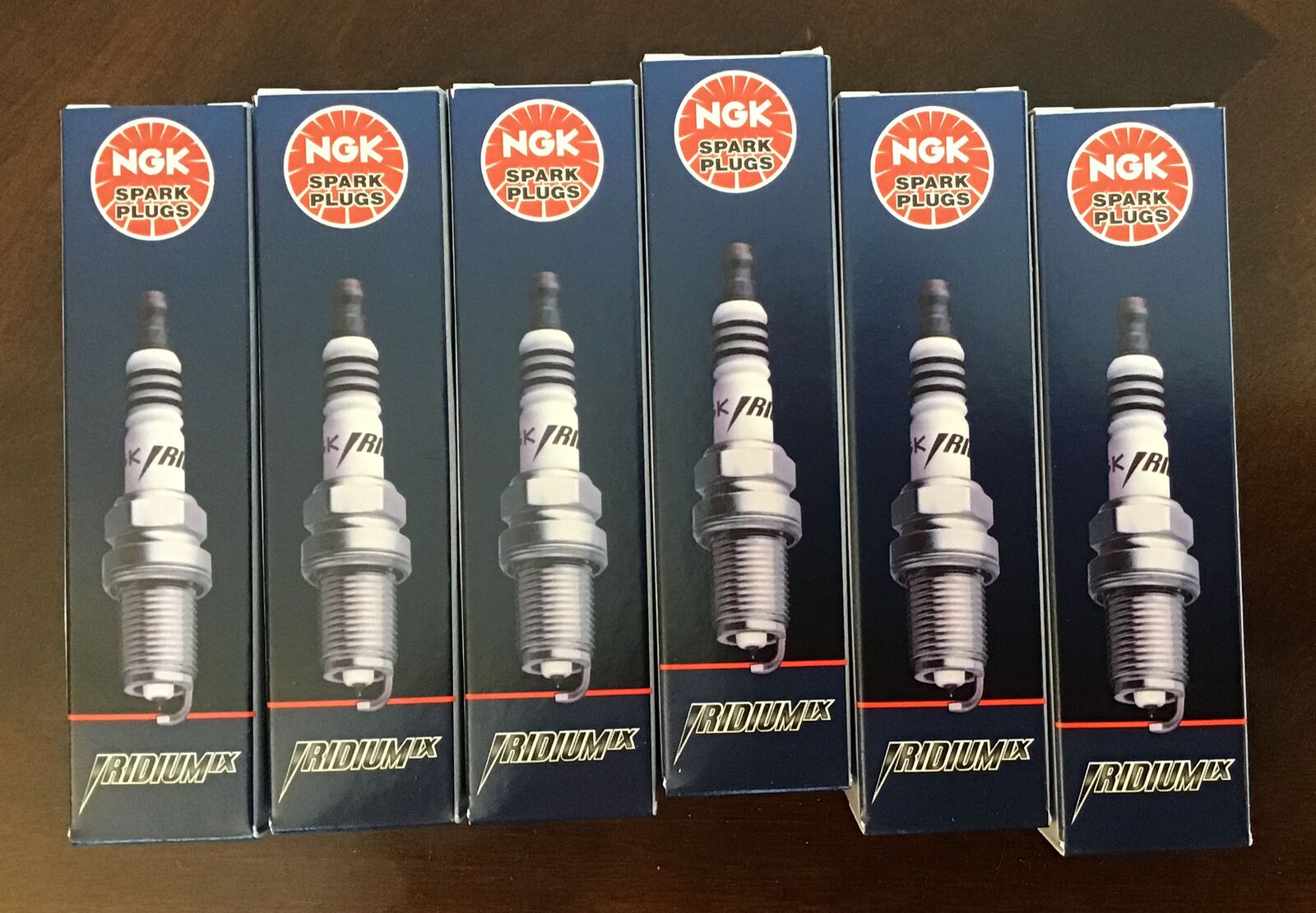 NGK Iridium IX Spark Plugs, model LFR6AIX-11 6619