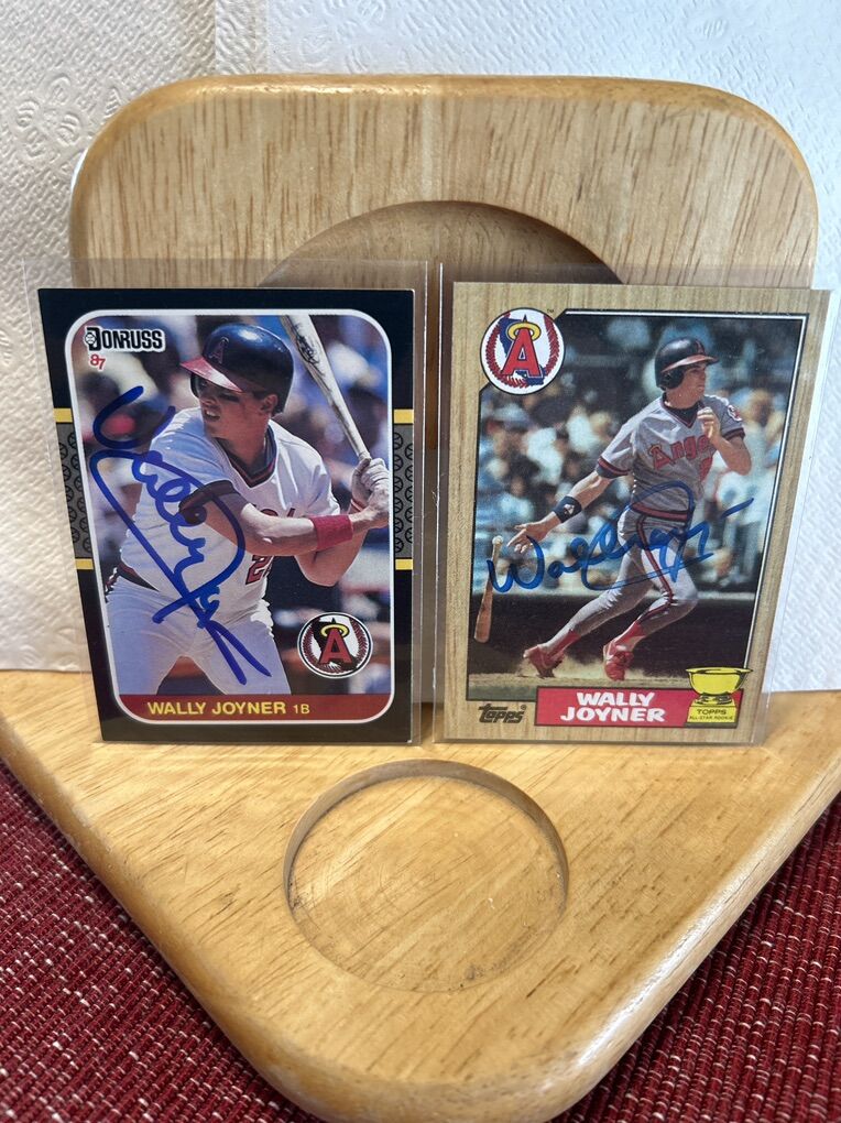 Wally Joyner Autograph 1987 Auto MLB Angels Signed