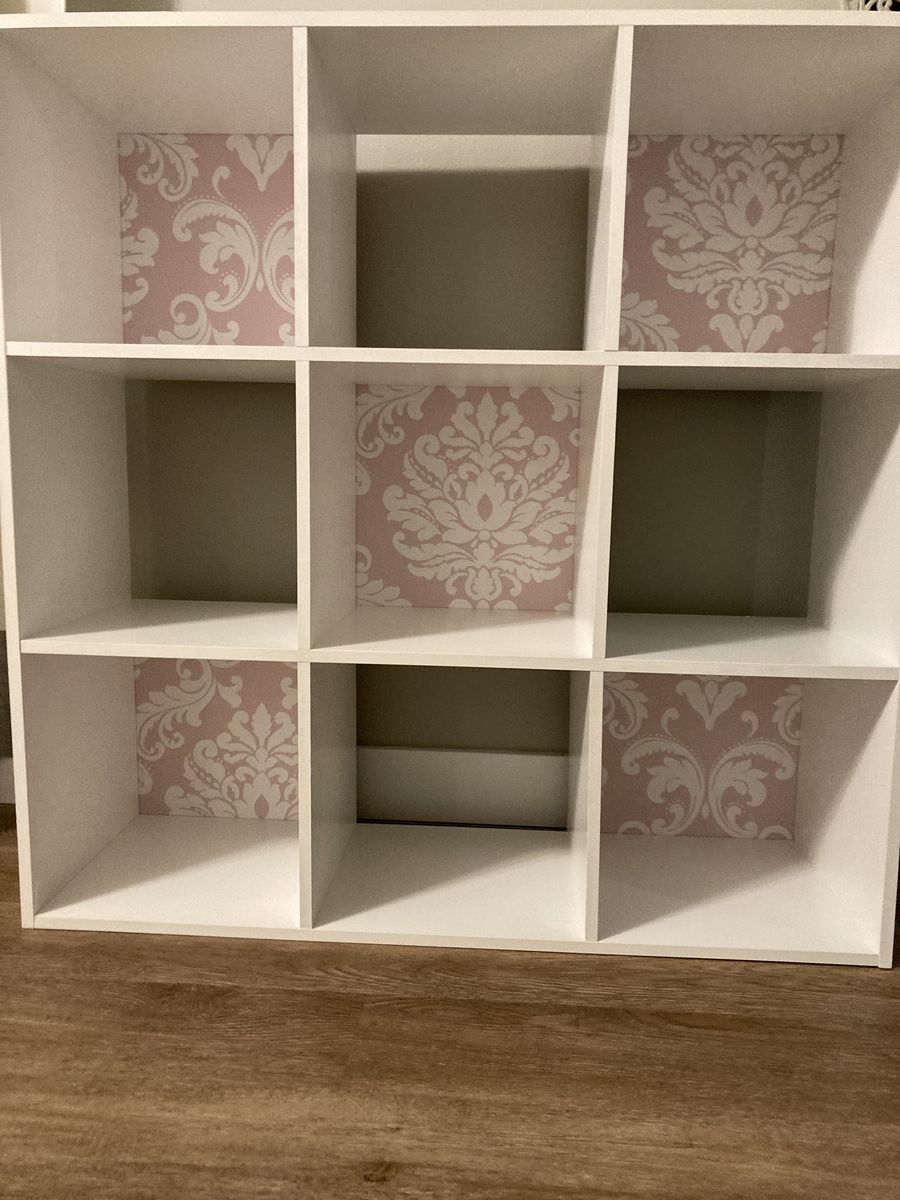 White 9 Cubby Bookcase