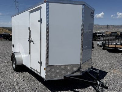 6x12 American Hauler Arrow Enclosed Cargo Trailer - 6'6" Interior - 3.5K GVWR - .080 PolyCor