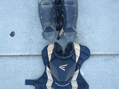 Youth Easton Catchers Gear Set Chest Protector and Leg Guards