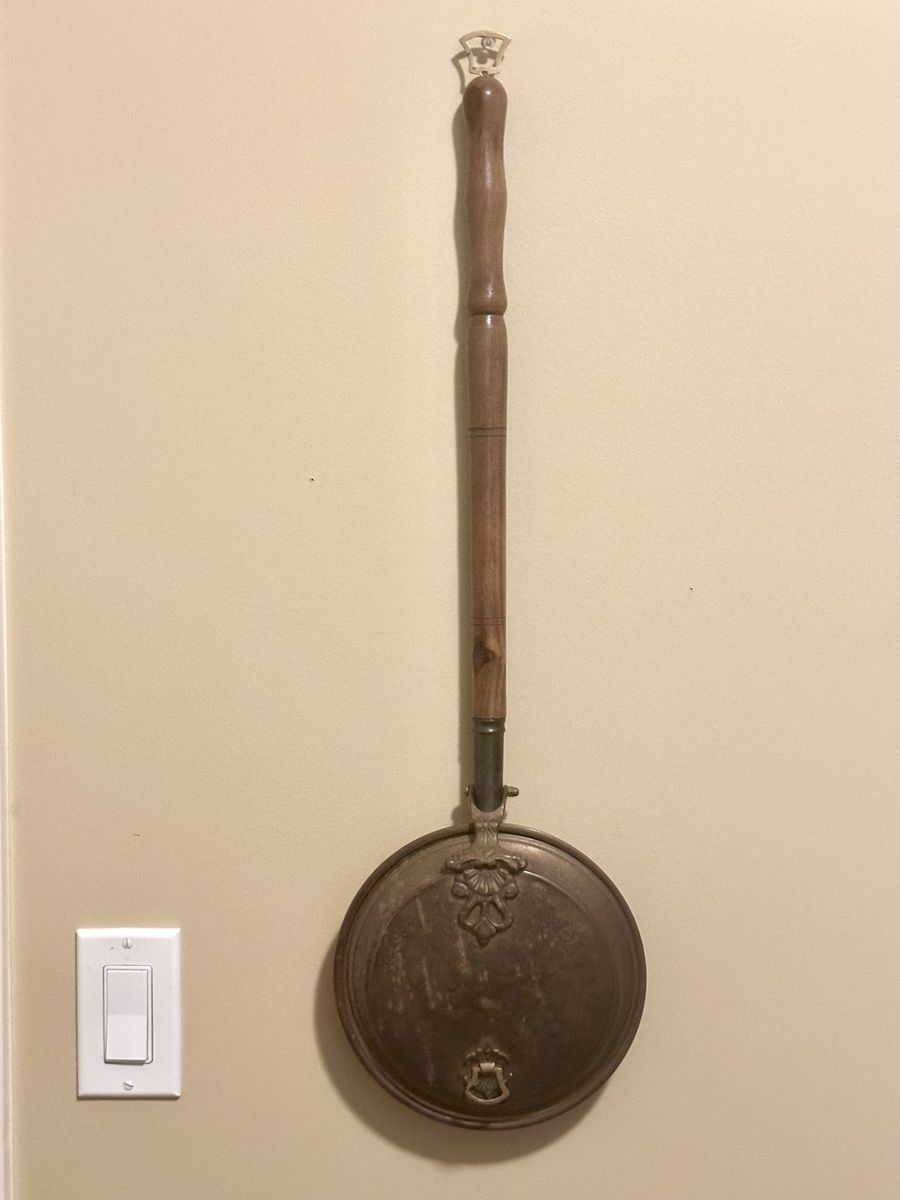 Antique Copper And Brass Bed Warmer