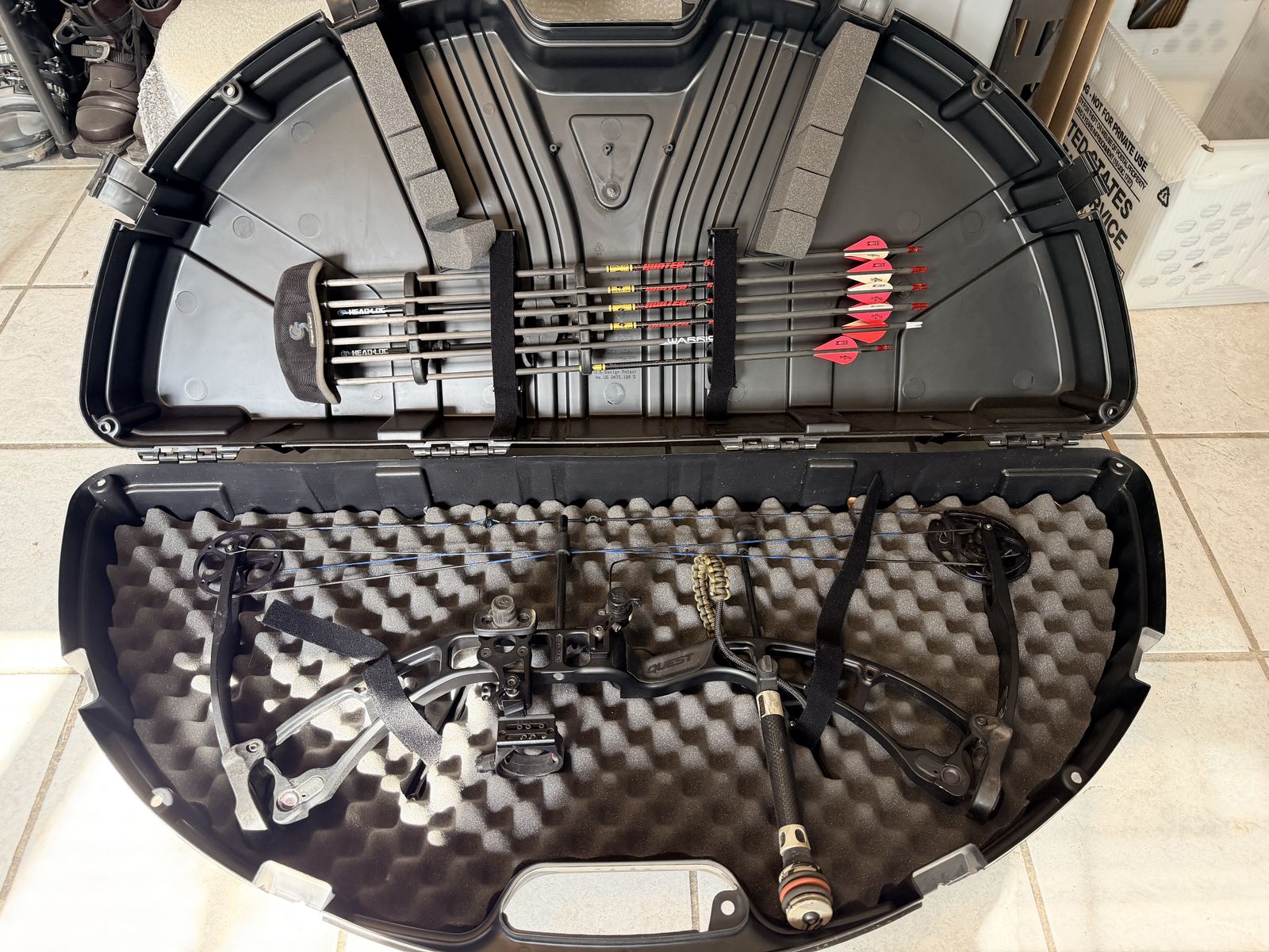Left-Handed Quest Storm Compound Bow Package w/ Hard Case