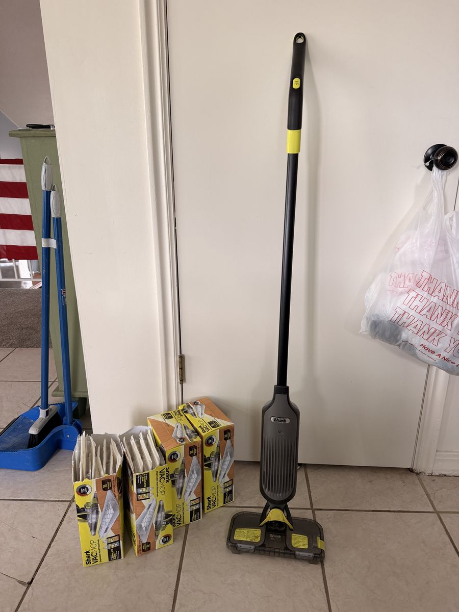 Shark VacMop Cordless Hard Floor Vacuum Mop with 35 Extra Refill Pads