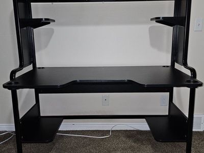 IKEA FREDDE Black Computer Desk