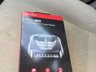 Cobra RAD 480i Connected Radar & Laser Detector - Long-Range, Reduced False Alerts
