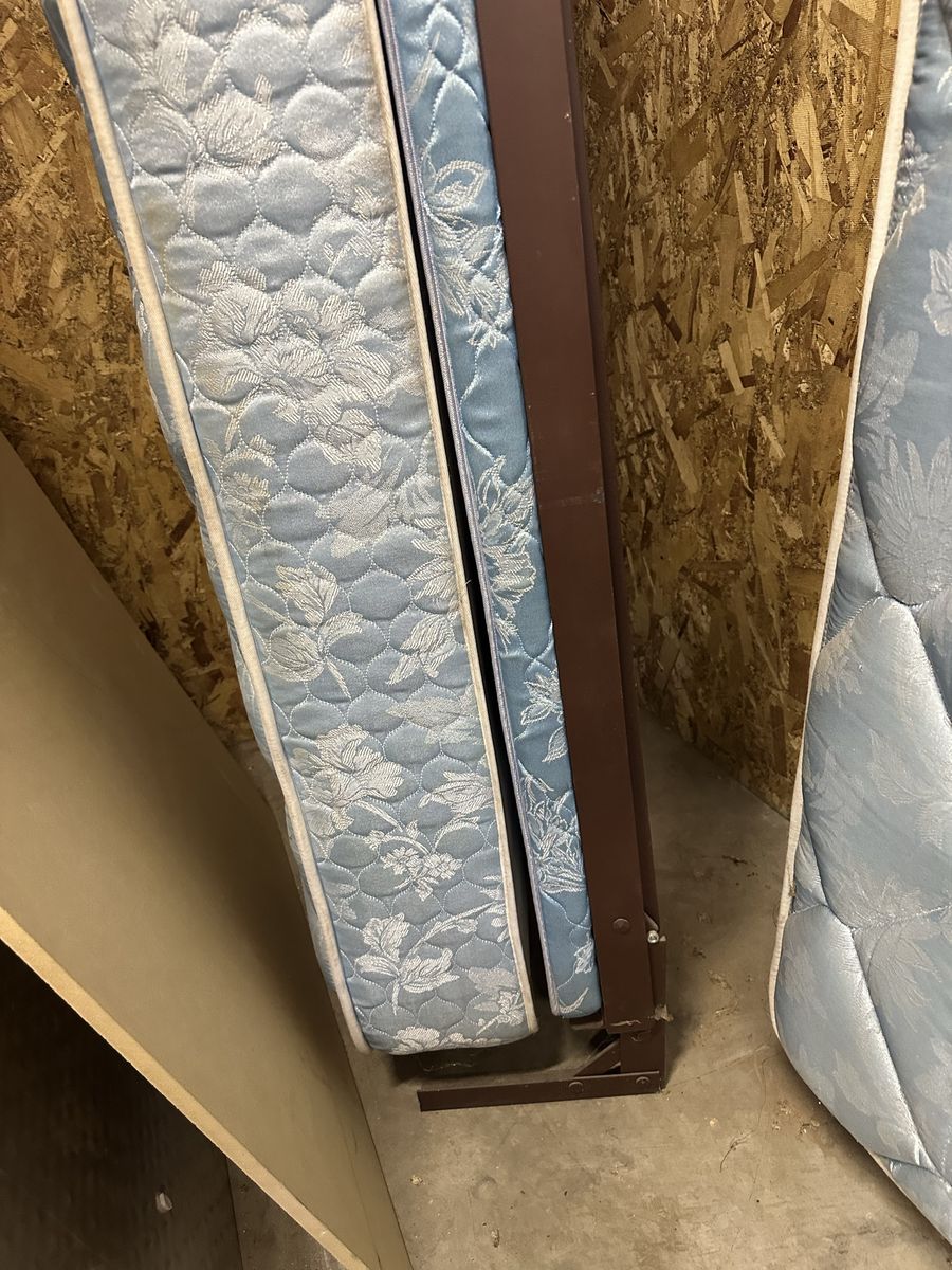Murphy bed frame and Twin Size Mattress & Box Spring Set - Used  2 sets
