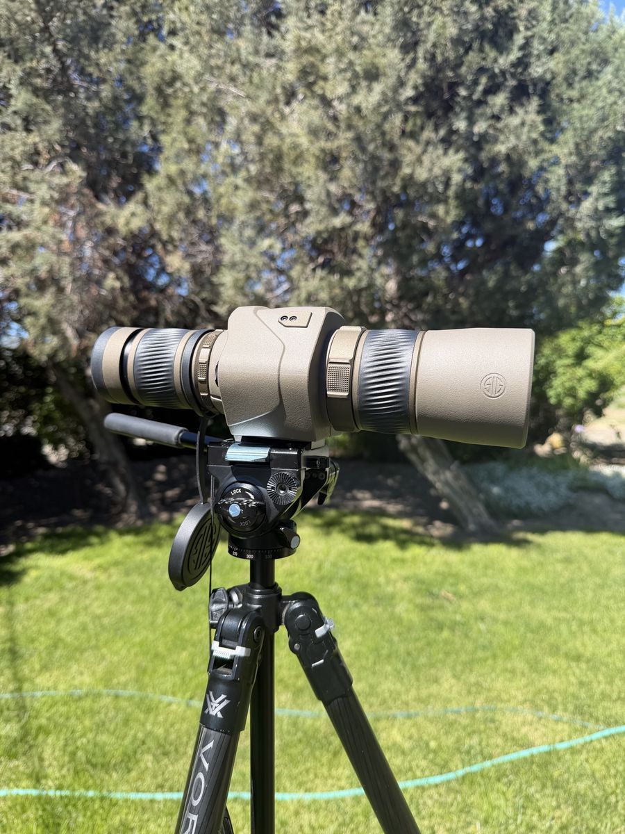 Sig sauer OSCAR6 HDX Pro image stabilization spotting scope