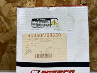 New Honda rancher 420 wiseco piston